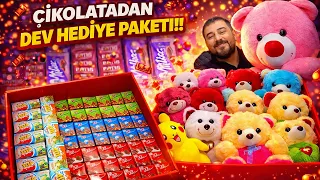 ÇİKOLATADAN DEV HEDİYE PAKETİ YAPTIM! 😱 İçinden ÇIKANLARA İNANAMAZSIN!!