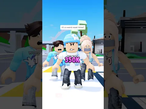 WORD COUNTER IN ROBLOX! 🤯 #shorts