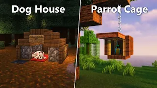 3 EASY and Creative PET Houses in Minecraft