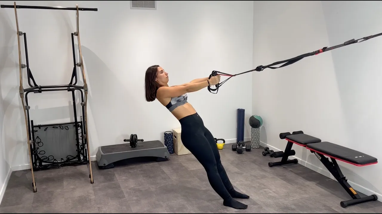 Image Adduction scapulaire TRX
