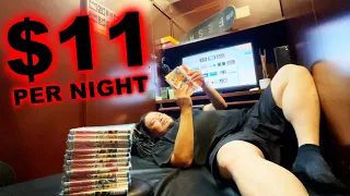 Day in the Life of a Homeless in a $11/Night Japanese Internet Cafe