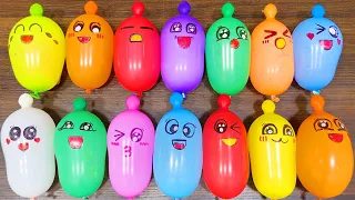 Making GLOSSY Slime with Funny Balloons - Satisfying Slime video #1479