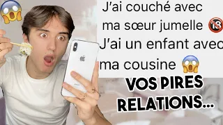 VOS PIRES RELATIONS...(C'EST CHAUD)