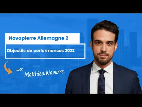 Novapierre Allemagne 2 : Objectifs de performances 2022