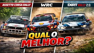 QUAL É O MELHOR RALLY? AC Rally vs WRC vs Dirt Rally 2.0 — Comparação DETALHADA!