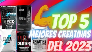 🔺TOP 5 DE LAS MEJORES CREATINAS DEL 2023 I ( Top 5 ) | CREATINAS 💪💪  2023 I ( Top 5 )