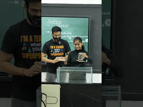 Can you invert the Jar without emptying it? #theoryofphysics #anubhavsir #gwalior