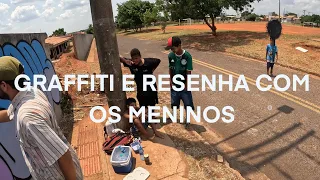 Graffiti no feriado e resenha com os meninos - FLUXO + CADOS