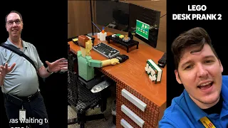 LEGO Desk Prank #2 [Full Compilation]