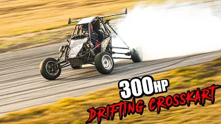 Drifting Crosskart - 300hp Turbo Hayabusa engine