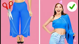 KENDİN YAP STİL ARTIRICI 👗 Yepyeni Bir Görünüm İçin Akıllıca Giysi Hileleri!