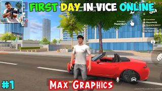 A NOOB GANGSTER IN NEW CITY | VICE ONLINE HINDI GAMEPLAY #1