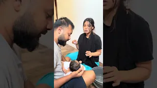 ফাইনালি আজকে আমরা আমাদের ছেলের নাম রাখলাম এবং তার চুলগুলো কেটে দিলাম__☺️