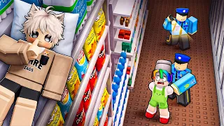 DUNDUN & LEMON BERTAHAN SELAMA 7 HARI DI SUPERMARKET MENYERAMKAN ROBLOX!