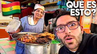 la COMIDA CALLEJERA en BOLIVIA es solo para VALIENTES 😳😰