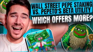 Wall Street Pepe Staking vs. Pepeto’s Beta Utility—Which Offers More?