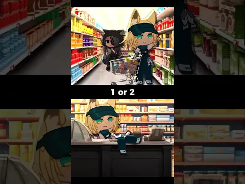 1or 2🙉🙈 [ #trend + my idea] #gacha #gachaclub #gachashorts #gachatrend