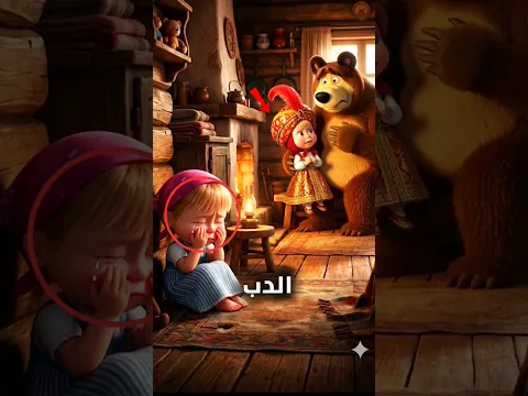ماشا ظنت أنها خسرت الدب إلى الأبد... والنهاية أبكت الجميع! 😭🐻💔#shortvideo