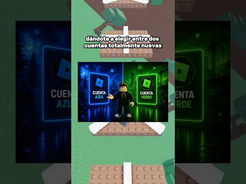 ¿Roblox te da 2 cuentas nuevas, cuál eliges? 👀🔥 #roblox #rblx #rant