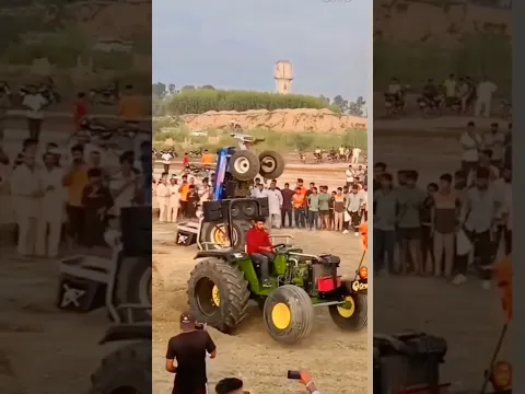 new video# Nishu Bhai video #tractors stunt video#farming #agriculture #short video# #trending