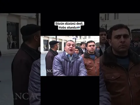 Vətəndaş üsyan edir! Sözün düzünü dedi, polis həbs elədi! Bura Azərbaycandır!