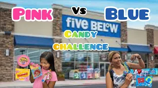 Pink💗vs blue💙Candy challenge at Five Below