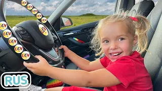 Мы в машине и детская песенка Колеса у автобуса крутятся #4
