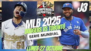 🔴 LOS ANGELES DODGERS VS AZULEJOS DE TORONTO💥 EN VIVO LUNES 27 OCTUBRE / SERIE MUNDIAL