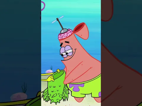 Bob Esponja | Los mejores amigos se convierten en cerebros voladores 🧠 #Shorts