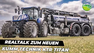 Realtalk mit Lohnununternehmen J. Jensen über das neue KTR TITAN Güllefass von KUMM Technik