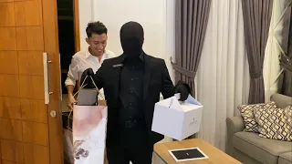 After Party No Cut No Edit - Unboxing Hampers Resepsi Ricis ❤️ Rian