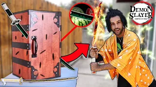 I Bought The STRANGEST DEMON SLAYER ANIME WEAPONS On Amazon! *RENGOKU'S FLAMING BLADE IN REAL LIFE!*
