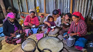 Organic Nepali Himalayal Village Food || Nepali village kitchen || Nepali Village Life And Food🇳🇵