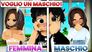 MIA MAMMA MI HA COSTRETTO AD ESSERE UN MASCHIO SU BROOKHAVEN ROBLOX!!