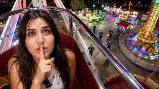 GECE GİZLİCE LUNAPARKTA KALDIM!