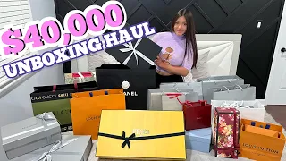 $40,000 LUXURY UNBOXING HAUL!! 🛍💰#luxury #unboxing