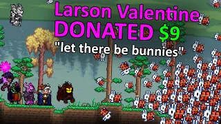 Terraria but donations affect gameplay (HIGHLIGHTS)