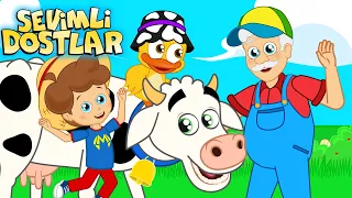Tonton Dede'nin Çiftliği'nde Saklambaç | Sevimli Dostlar bebek şarkıları | #sevimlidostlar