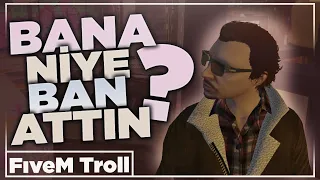 3 KERE BANLANIP BANIMI AÇTIRTTIM | Biraz VDM | FİVEM SUNUCU TROLL