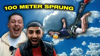 100 Meter BUNGEE JUMPING Sprung | Spiel 12 | TEIL 1 von 2 | Jordan VS Semih