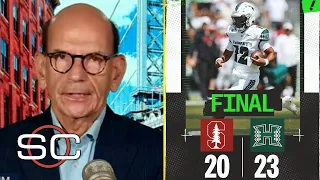 Micah Alejado is HIM!!! - ESPN reacts to Hawai'i beating Stanford 23-20 in Week 1