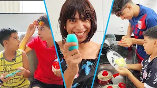 OS 20 MELHORES VÍDEOS DE Malone e Cadu | TENTE NÃO RIR | Compilado de vídeos de @malonesaid
