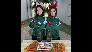 🔴 Who Will BREAK the Watermelon with 100000 Rubber Band? VOTE 222 or 456!
