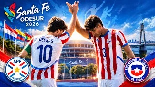 Paraguay vs Chile, Odesur #fútbolmasculino