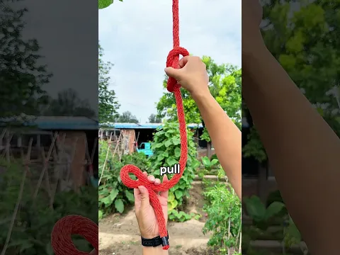 Slip Knot & Single Loop Knot #outdoors #knots