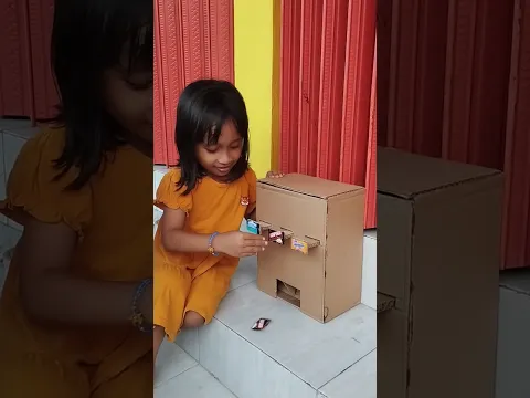 ATM permen dari kardus #kreasi #diy #atm #mainananak #shorts #viral