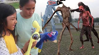 Drama Boneka zombie huggy wuggy dan zombie siren head