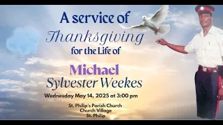 THE FUNERAL SERVICE OF MICHAEL SYLVESTER WEEKES