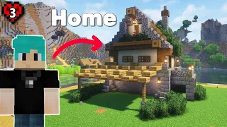 Building our Starter House in Hardcore Minecraft | EP3