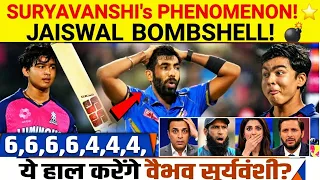 Media on vaibhav suryavanshi batting today 